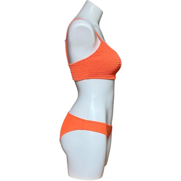 Cabana del Sol Bikini Bright Neon Orange Small - Picture 5 of 8